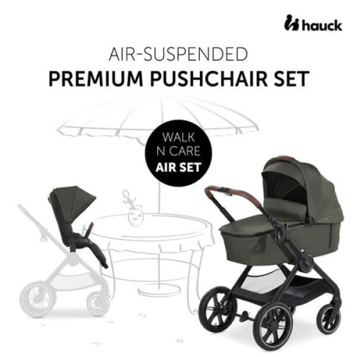 Универсальная коляска 2 в 1 Hauck Walk N Care Air Dark Olive